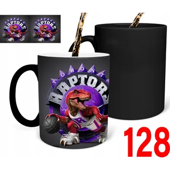Kouzelný hrnek s potiskem DÁREK basketbalový tým Toronto Raptors NBA + JMÉNO DÁREK