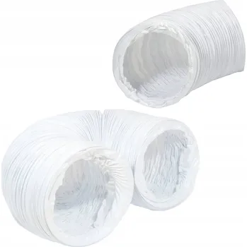 kabelová chránička FLEXIBILNÍ VENTILAČNÍ KANÁL PVC KABEL TRUBKA PRŮMĚR 125 mm DÉLKA 3 m