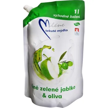 Mýdlo Miléne Zelené jablko a oliva tekuté mýdlo, 1 l IDDRZEX12903