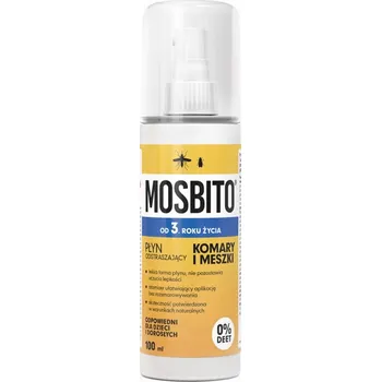 Repelent MOSBITO Repelent proti komárům a muchničkám, k aplikaci na kůži, 100 ml