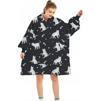 Dámská mikina DKM mikina přes hlavu s s kapucí, univerzální velikost