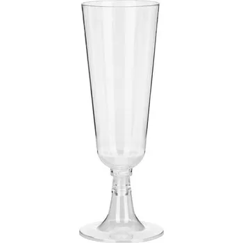 Party nádobí PartyDeco KPS1-099 plastové šampusky 150 ml 8 ks