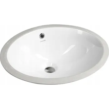 Umyvadlo Umyvadlo pod desku oválné Creavit 48,5 cm bílé