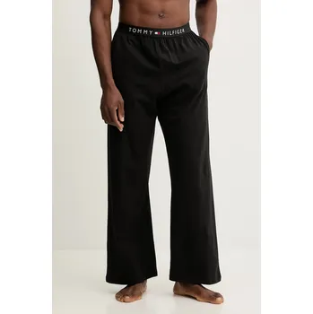 Tepláky Tommy Hilfiger pánské, černá barva, s potiskem, UM0UM03654 99X, vel. L