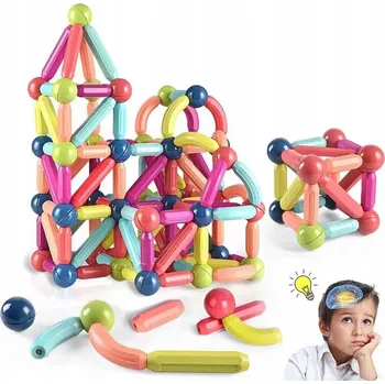 ostatní stavebnice SADA XL 64EL STAVEBNICE MAGNETICKÉ KONSTRUKČNÍ VZDĚLÁVACÍ TYČINKY