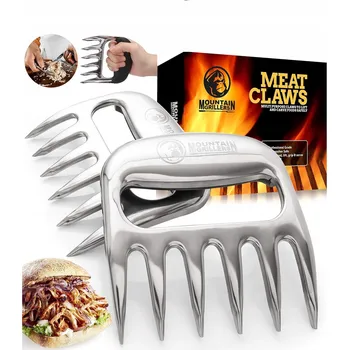 Příslušenství pro gril Vidličky na trhané maso Drápy na grilování kuřete z rožně 2 ks