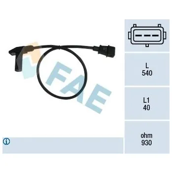 Kliková hřídel Generátor impulsů, klikový hřídel FAE 79097