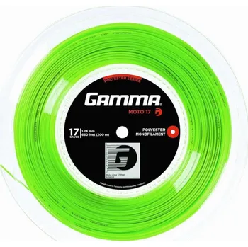 Struna na výplet tenisové rakety Tenisový výplet Gamma MOTO (200 m) Zelený (1.24 mm)