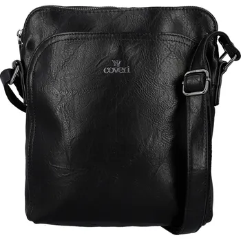 Kabelka Trendy dámská koženková crossbody kabelka Coveri Poala, černá