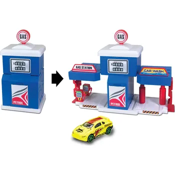 autíčko Wiky Vehicles Čerpací stanice rozkládací 15cm