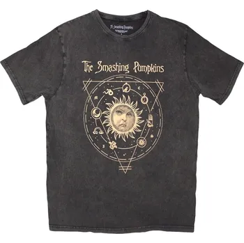 Pánské tričko The Smashing Pumpkins Tričko Celestial Sun Stone Wash Unisex Grey L