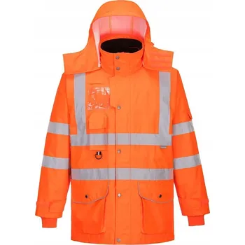 Pracovní oblečení Hi-Vis bunda 7v1 voděodolná EN ISO 20471 Kl.3 vel. XL Oranžová R