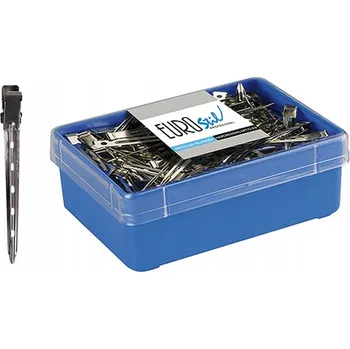 Sponky do vlasů Eurostil 60 ks stříbrné