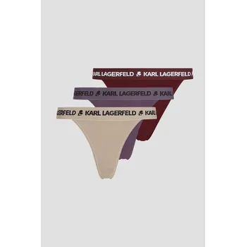 Kalhotky SPODNÍ PRÁDLO KARL LAGERFELD LOGO BRAZILIAN MULTIBAND WINDSORWINE-ETHEREA-VIOLET