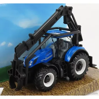 Bburago New holland T7.315 Tractor 2016 1:50 Modré Dřevo