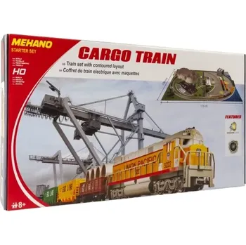 Vláček a vláčkodráha MEHANO Train set Cargo s maketou tratě