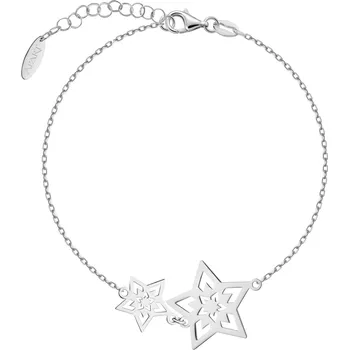 Náramek Stříbrný náramek - hvězdy - AP543-8376