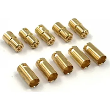 RC model Yeah Racing Konektor zlacený 6.5mm ( 5 párů )