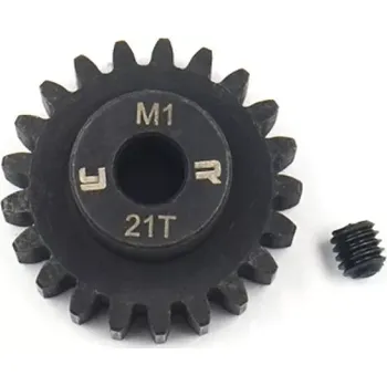 RC náhradní díl Yeah Racing HD Ocelový pastorek 21T, Modul 1,0M, 5mm
