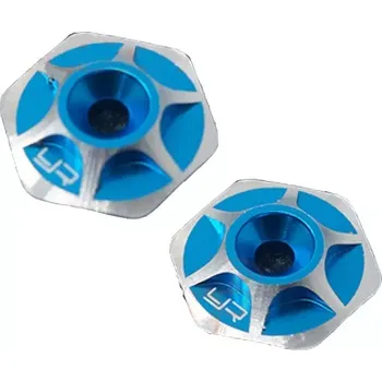 RC model Yeah Racing Hliníkový držák křídla pro 1/10 a 1/8 Off-Road Buggy, Truggy, 2ks, modré