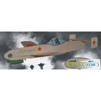 Plastikový model Hiesbök YOKOSUKA MXY7-Ohka stavebnice modelu na raketový motor L1, Hiesb.