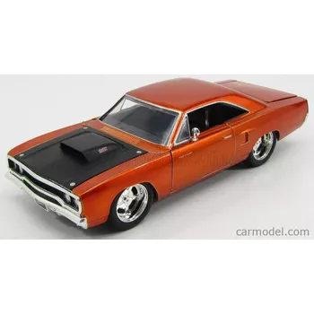 autíčko Jada Plymouth Dom's Charger Road Runner 1970 - Fast & Furious 7 2015 1:24 Měděná S Černou