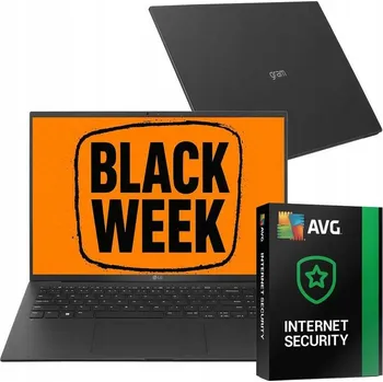 Notebook Notebook LG gram 16 16Z90R i7-13 16GB 512GB Intel Xe WQXGA Win 11 Černý AVG