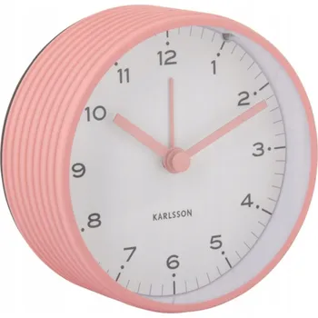 Budík Budík stojací růžový CIRCUS RINGS pro děti, hlasitý alarm