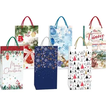 Dárková taška Dárková taška Vánoce - mix 345 x 180 x 90 mm (T 2LA va)