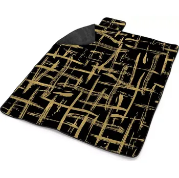 deka Sablio Plážová deka Zlaté malování: 200x140 cm