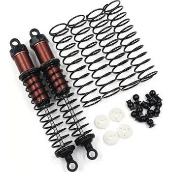 RC náhradní díl Yeah Racing Hliníkové olejové tlumiče Big Bore Go, černé 110mm ( 2 ks )