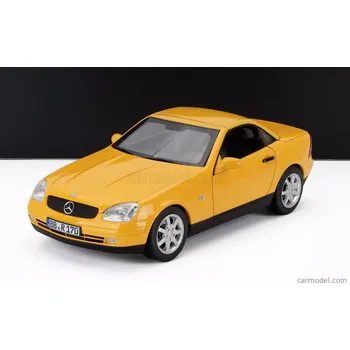 autíčko Norev Mercedes benz Slk-class Slk200 Cabriolet Spider (r170) 1996 1:18 Žlutá