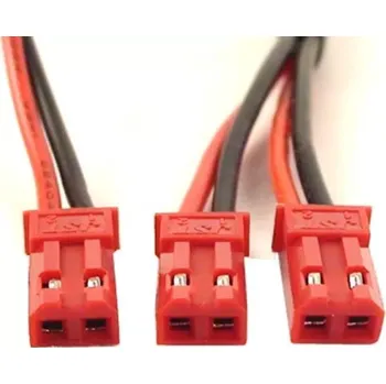 RC náhradní díl Yeah Racing Y-kabel BEC JST ( 2x samice , 1x samice ), 20cm