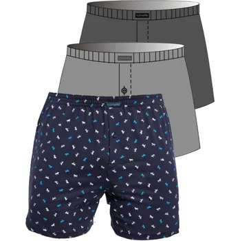 Boxerky Pánské boxerky Cornette 945/07 vel. M (46) 3 kusy volné na spaní bavlna