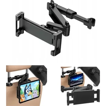 NASTAVITELNÝ DRŽÁK DO AUTA NA TABLET TELEFON NA OPĚRKU HLAVY SEDADLA
