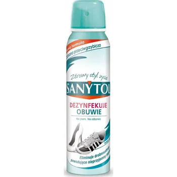 Odstraňovač zápachu nohou Osvěžovač do bot Sanytol Dezinfekce Obuvi 150 ml