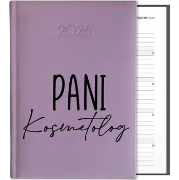 Kalendář Knižní kalendář 2026 A5 FunnyCase fialový