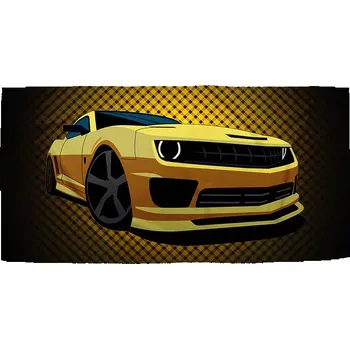 Osuška Sablio Ručník Chevrolet Camaro Žlutá mřížka - 30x50 cm