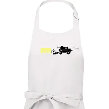 Kuchyňská zástěra Kombajn sklizeň - Dámská zástěra na vaření - Univerzální velikost ( Bílá )