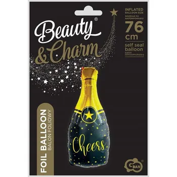 Balónek FÓLIOVÝ BALÓN LAHEV ŠAMPAŇSKÉHO CHEERS na karneval