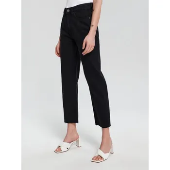 Sinsay - Džíny high waist straight - černá - 1169F-99J - 1169F-99J-32