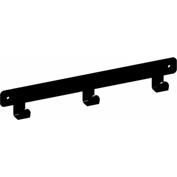 Věšák Šatní ramínko kovový Gamet černý