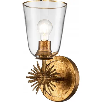 Nástěnné svítidlo Elstead Nástěnné svítidlo Starling Art Deco Zlaté Průhledný E27 40W