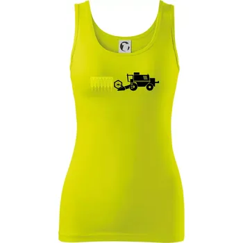 Kombajn sklizeň - Dámské tílko - XS ( Limetková )