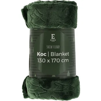 Prostěradlo Deka Essex polyester 130 cm x 40 cm zelená