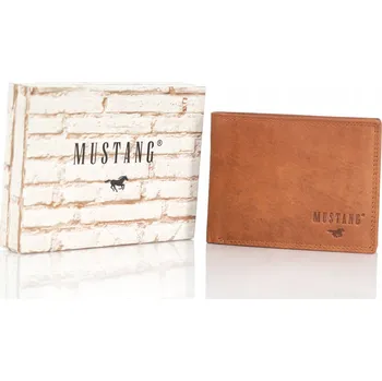 Peněženka Mustang peněženka z přírodní lícové kůže oranžová - muž