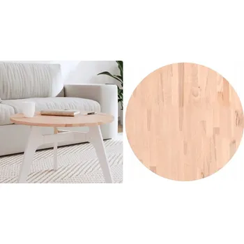 Konferenční stolek Světle bukové dřevo, Stolová deska, kulatý, 5 cm, Ø60x1