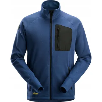 Pánská mikina Mikina fleecová pánská Snickers pracovní fleece teplá 8042 modrá/deep XS