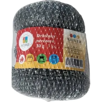 Drátěnka Tidy Home nerezová drátěnka, 30 g 3 ks IDDRZEX13551