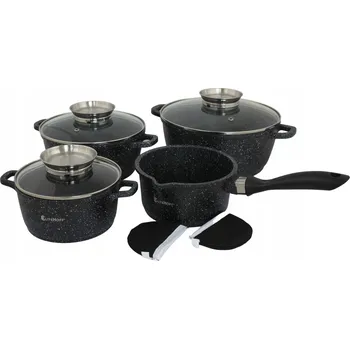 Sada nádobí Sada hrnců Elitehoff PREMIUM z hliníku 9 ks.